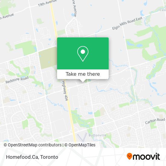 Homefood.Ca plan