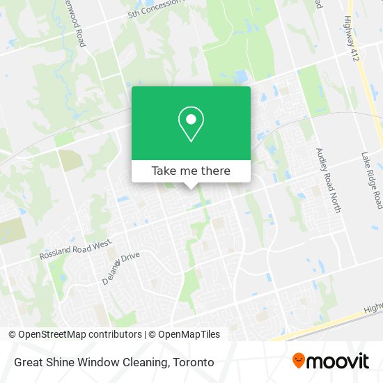 Great Shine Window Cleaning map