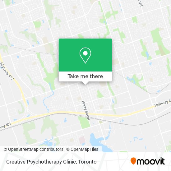 Creative Psychotherapy Clinic map