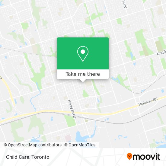 Child Care map