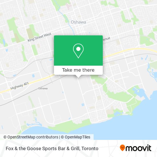 Fox & the Goose Sports Bar & Grill map