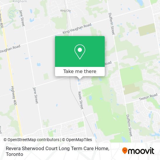 Revera Sherwood Court Long Term Care Home map