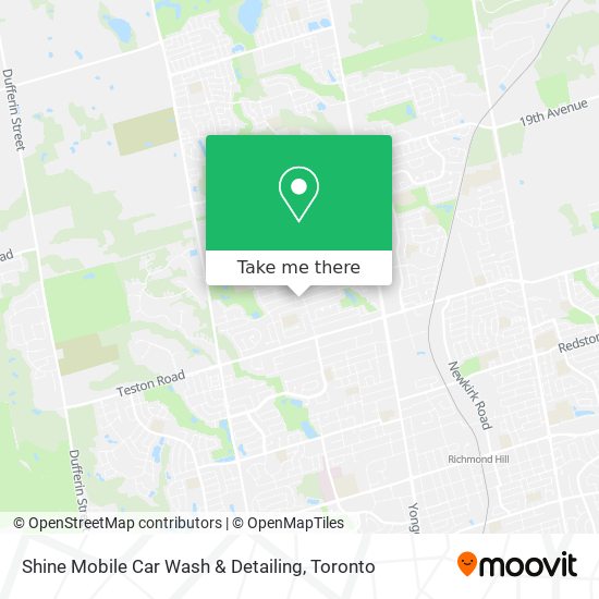 Shine Mobile Car Wash & Detailing map