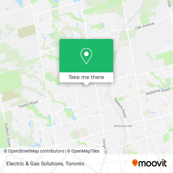 Electric & Gas Solutions map