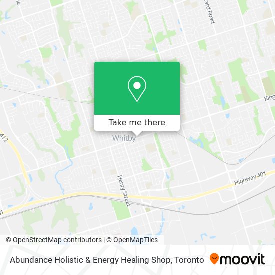 Abundance Holistic & Energy Healing Shop map