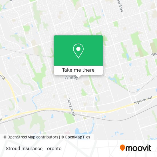 Stroud Insurance map