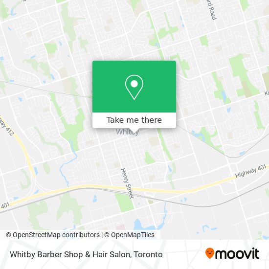 Whitby Barber Shop & Hair Salon plan