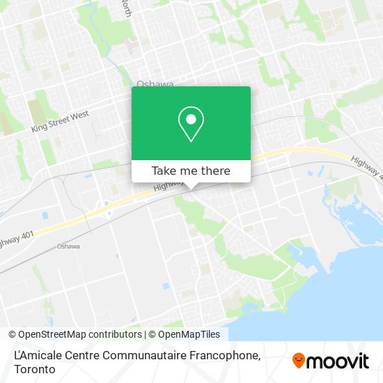 L'Amicale Centre Communautaire Francophone map