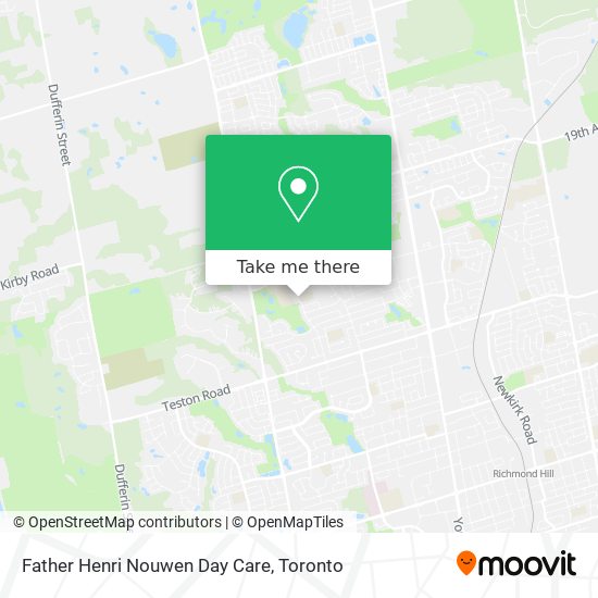 Father Henri Nouwen Day Care map