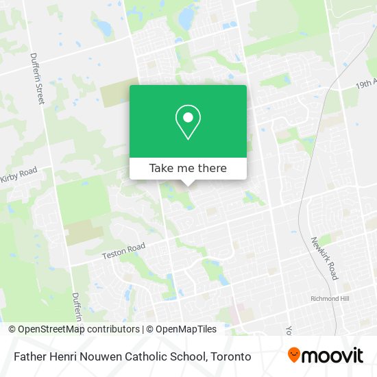 Father Henri Nouwen Catholic School plan