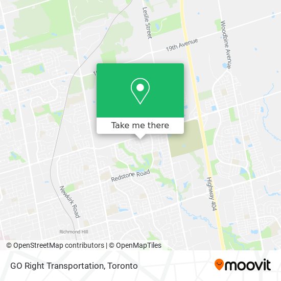 GO Right Transportation map