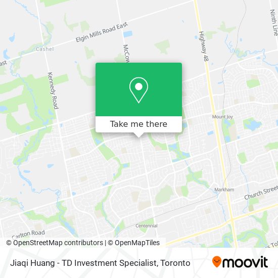 Jiaqi Huang - TD Investment Specialist map
