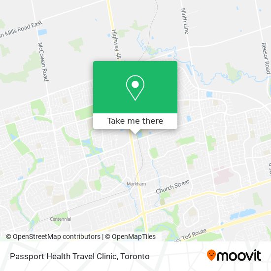 Passport Health Travel Clinic map