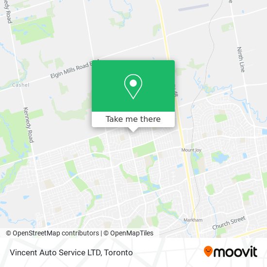 Vincent Auto Service LTD map