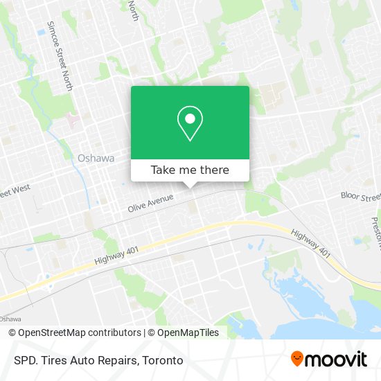 SPD. Tires Auto Repairs map