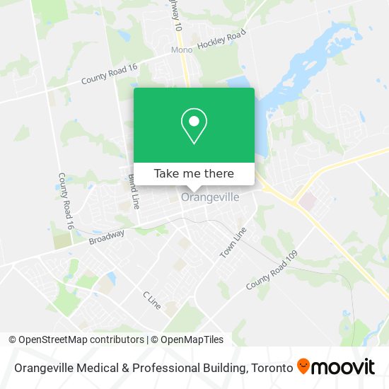 Orangeville Medical & Professional Building map