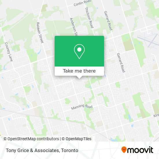 Tony Grice & Associates map