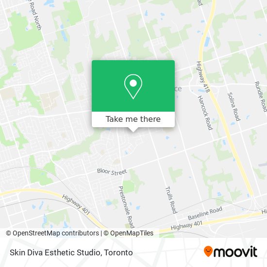 Skin Diva Esthetic Studio map