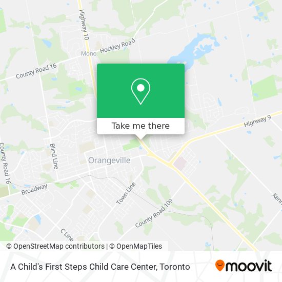 A Child's First Steps Child Care Center map