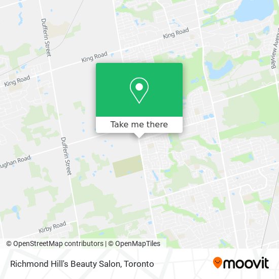 Richmond Hill's Beauty Salon map