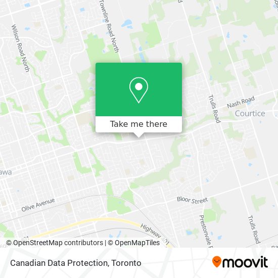 Canadian Data Protection map