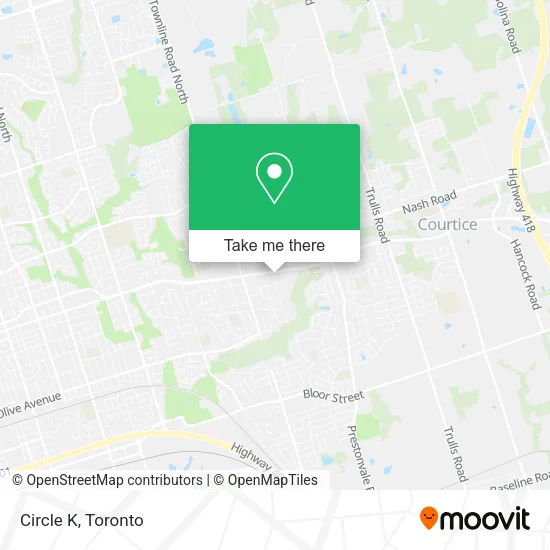 Circle K map