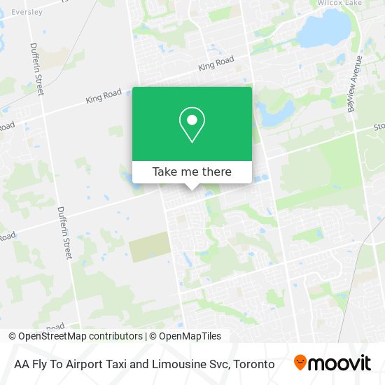 AA Fly To Airport Taxi and Limousine Svc map