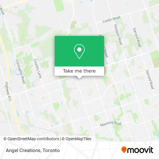 Angel Creations map