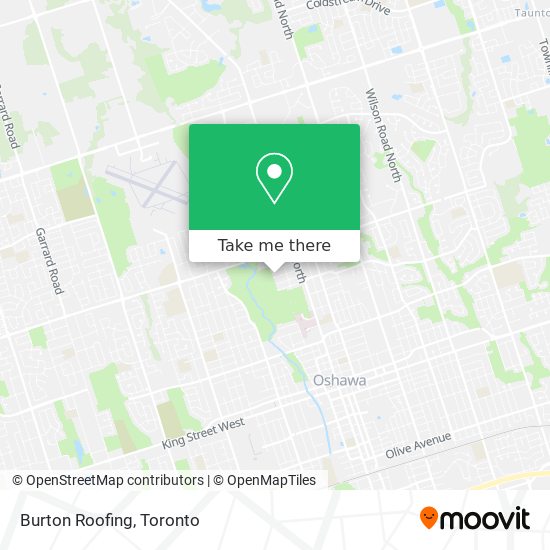 Burton Roofing map