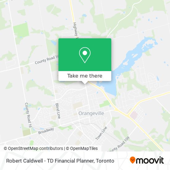 Robert Caldwell - TD Financial Planner map