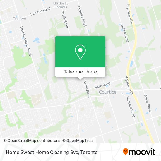 Home Sweet Home Cleaning Svc map