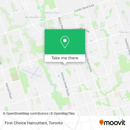 First Choice Haircutters map