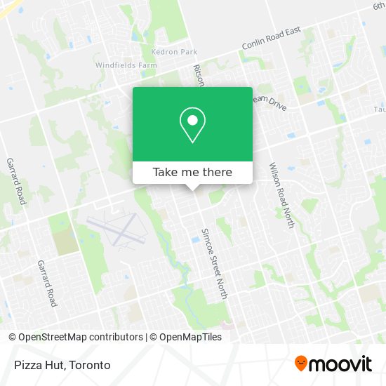 Pizza Hut map