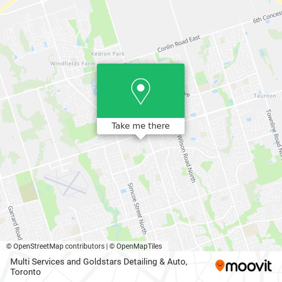 Multi Services and Goldstars Detailing & Auto map