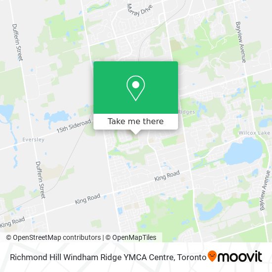 Richmond Hill Windham Ridge YMCA Centre plan