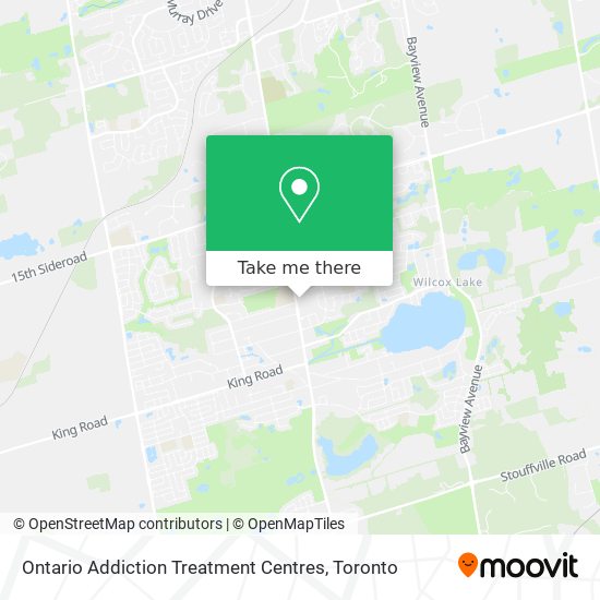 Ontario Addiction Treatment Centres map