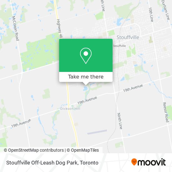 Stouffville Off-Leash Dog Park plan