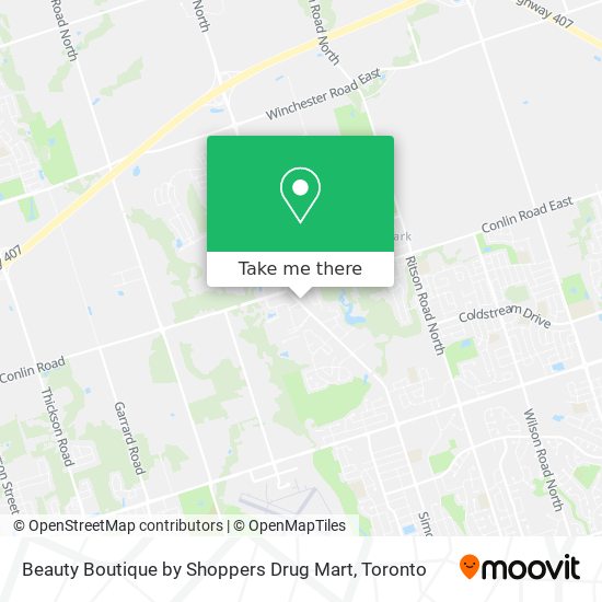 Beauty Boutique by Shoppers Drug Mart plan