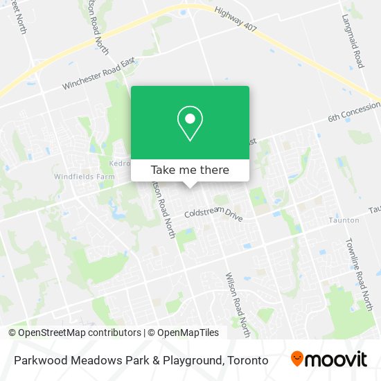 Parkwood Meadows Park & Playground map