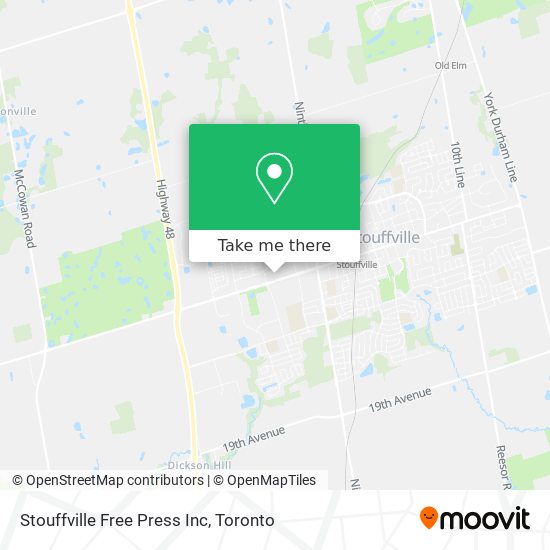 Stouffville Free Press Inc map