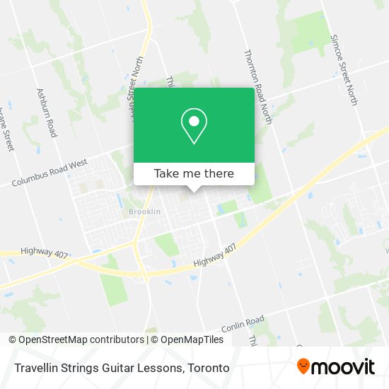 Travellin Strings Guitar Lessons map