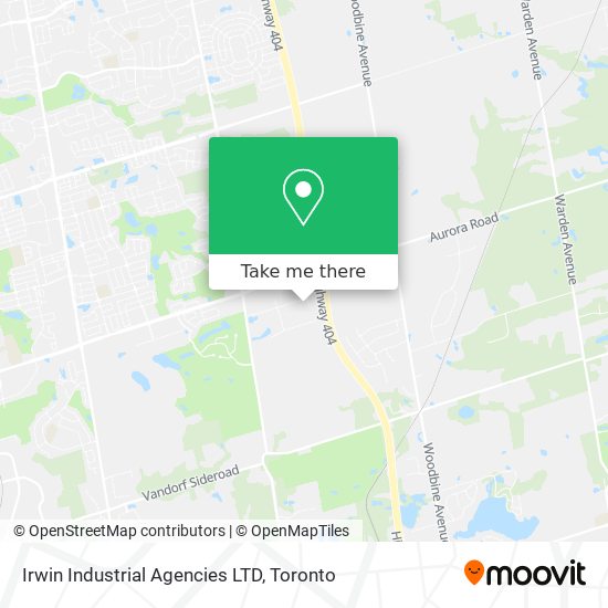 Irwin Industrial Agencies LTD map