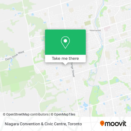 Niagara Convention & Civic Centre map