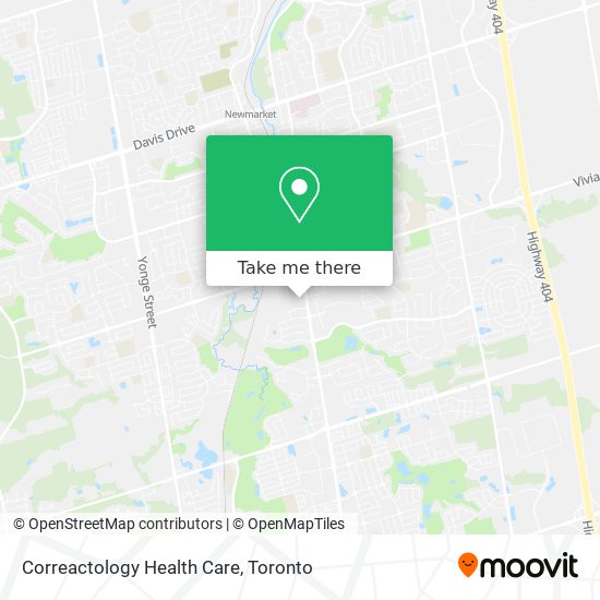 Correactology Health Care map