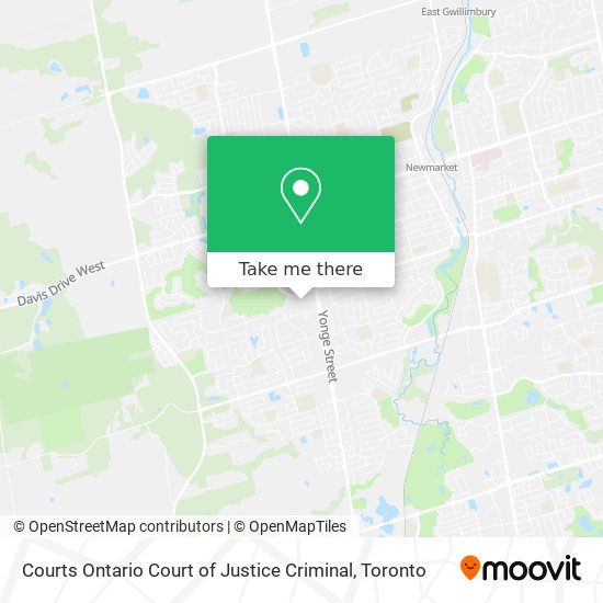 Courts Ontario Court of Justice Criminal plan