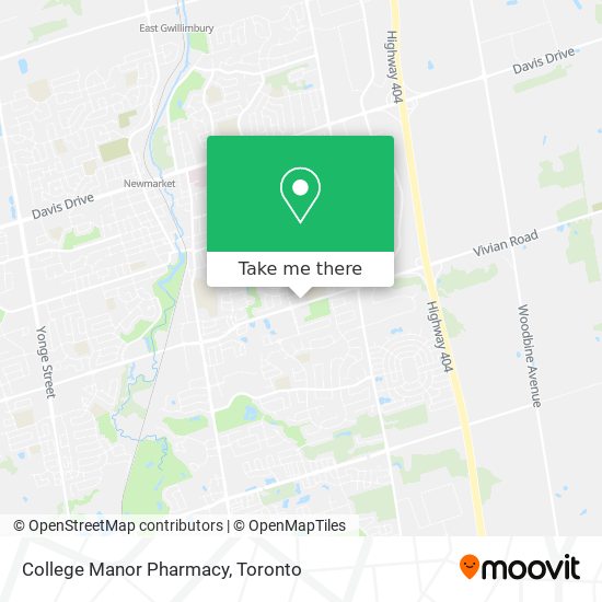 College Manor Pharmacy map