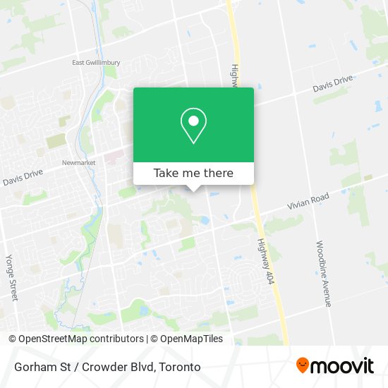 Gorham St / Crowder Blvd map
