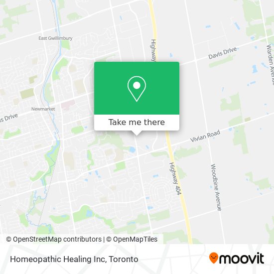 Homeopathic Healing Inc map