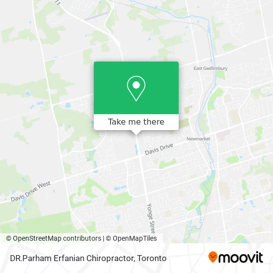 DR.Parham Erfanian Chiropractor map