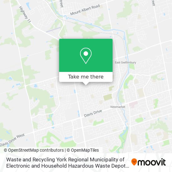 Waste and Recycling York Regional Municipality of Electronic and Household Hazardous Waste Depots plan